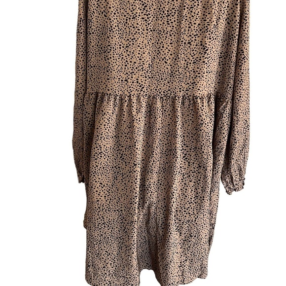 Shein | Midi Print Dress | Neck Tie Detail - Picture 4 of 6